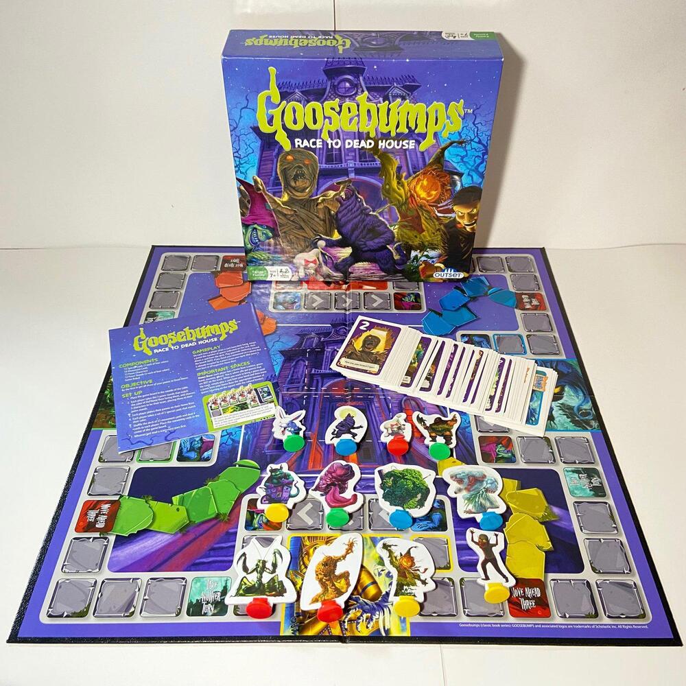Outset Goosebumps: Race To Dead House Board Game - 100% Complete